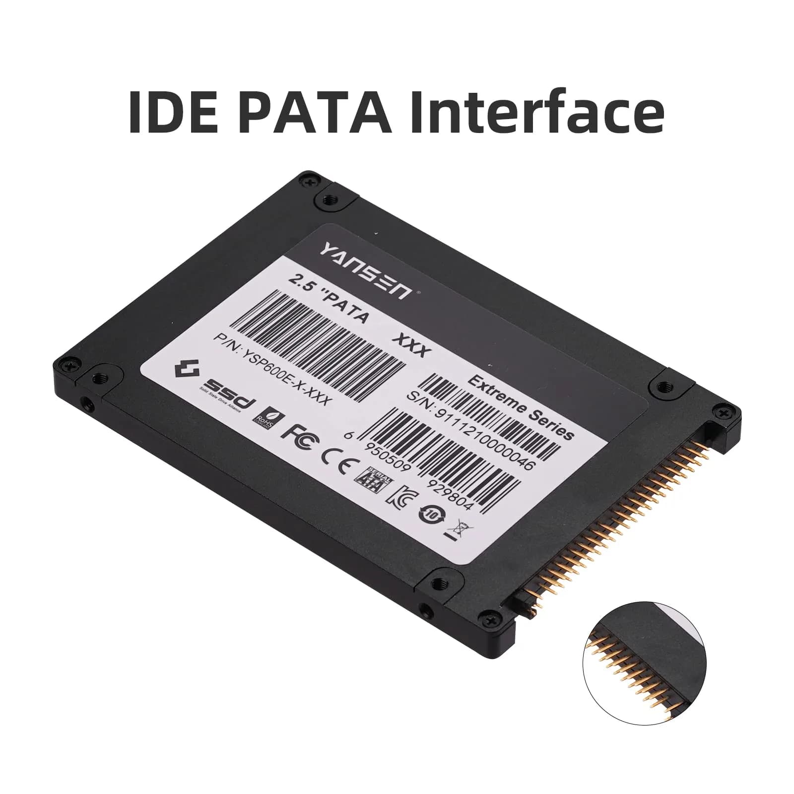 KingSpec 128GB PATA/IDE SSD 100x69.8x9.6mm | Upgrade Old Laptops with MLC Flash - view 2