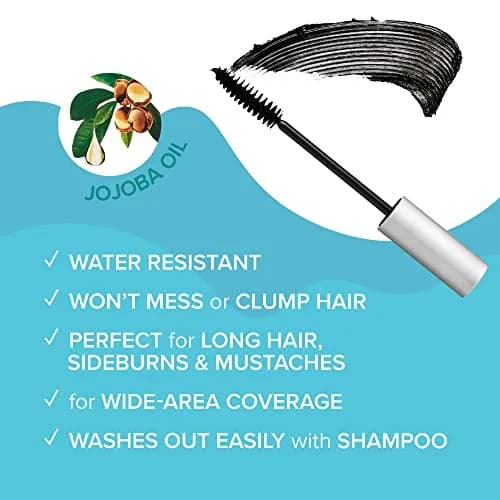 Red by Kiss Quick Cover Root Touch Up Mascara 0.24oz | Water-Resistant Gray Concealer with Jojoba Oil thumbnail 3