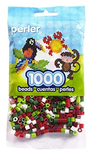 Perler Beads Christmas Mix 2 Bead Bag, Small, 1000 Count | Fun Holiday Crafting for Kids & Adults thumbnail 1