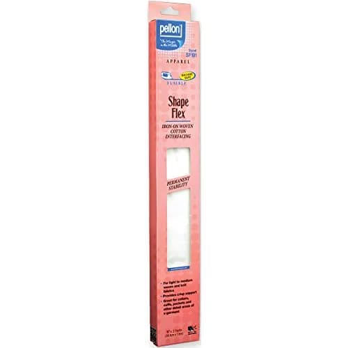 Pellon Shape-Flex Iron-On Fusible Interfacing 15" x 2 Yards (72" x 15") | Crisp Support for Collars, Cuffs & Bags thumbnail 2