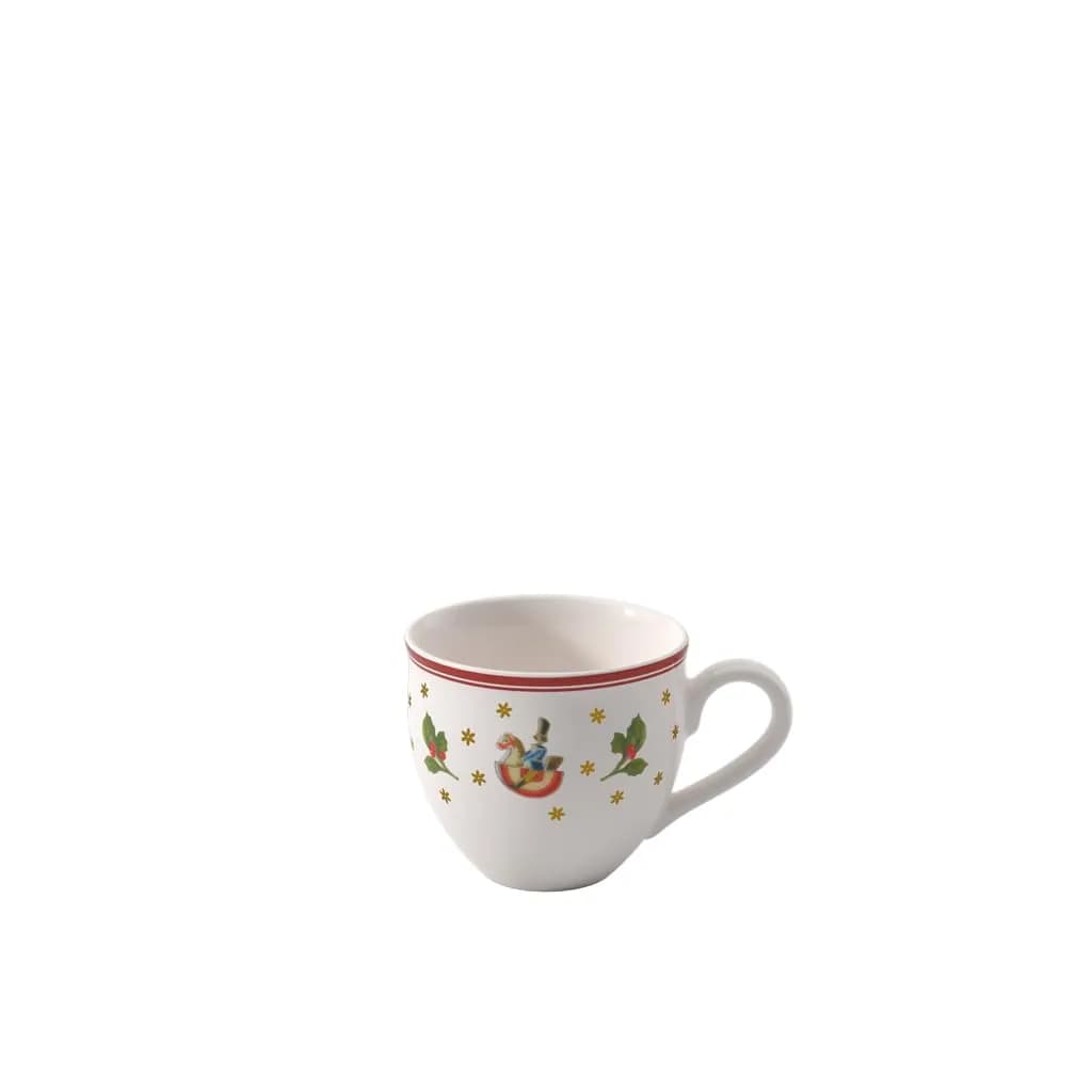 Villeroy & Boch Toy's Delight Demi Cup 100ml | Festive Porcelain Espresso Mug with Handle