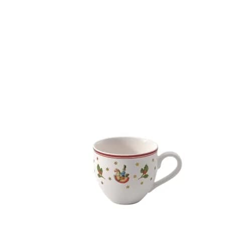 Villeroy & Boch Toy's Delight Demi Cup 100ml | Festive Porcelain Espresso Mug with Handle thumbnail 1