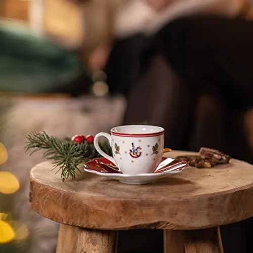 Villeroy & Boch Toy's Delight Demi Cup 100ml | Festive Porcelain Espresso Mug with Handle thumbnail 3