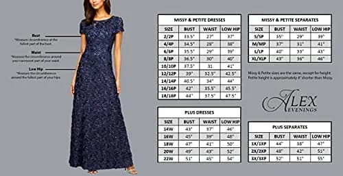 Alex Evenings Plus Size Long Cold Shoulder Dress with Ruched Skirt | Elegant Evening Wear for Women thumbnail 4
