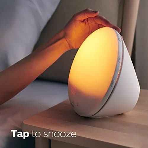Philips Wake-Up Light, Colored Sunrise & Sunset Simulation, 5 Natural Sounds, FM Radio & Reading Lamp, Tap Snooze, HF3520/60 thumbnail 6