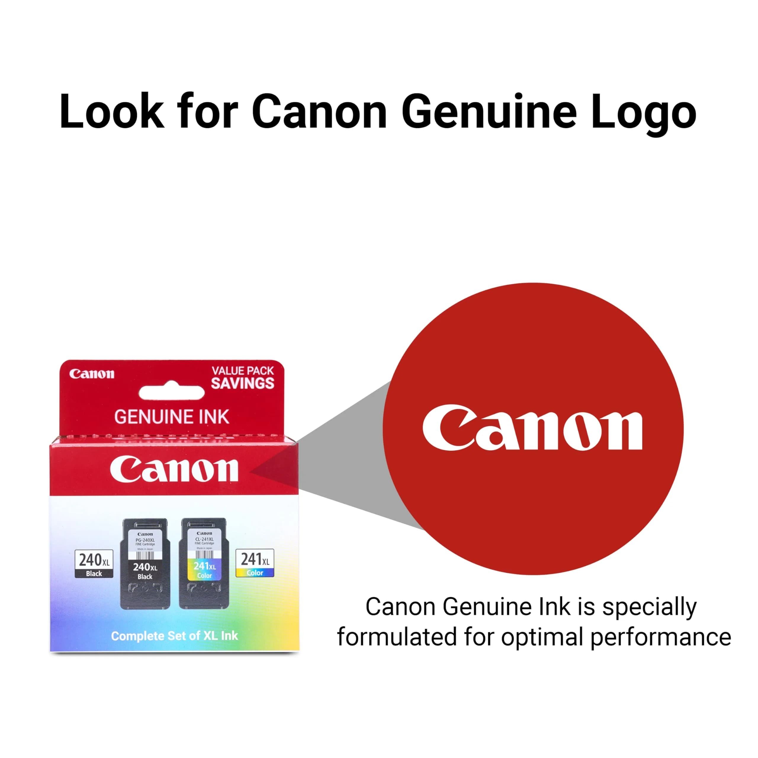 Canon PG-240XXL Genuine Black Ink Cartridge, XXL Size | Fade-Resistant Ink for Crisp Documents - Extra Large / Black XL + CMYK XL - view 4