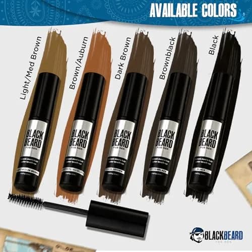 Blackbeard for Men Instant Beard Color Dark Brown 0.4 Fl Oz (11.8 ml) | Dye-Free, Hypoallergenic, All-Day Wear thumbnail 9