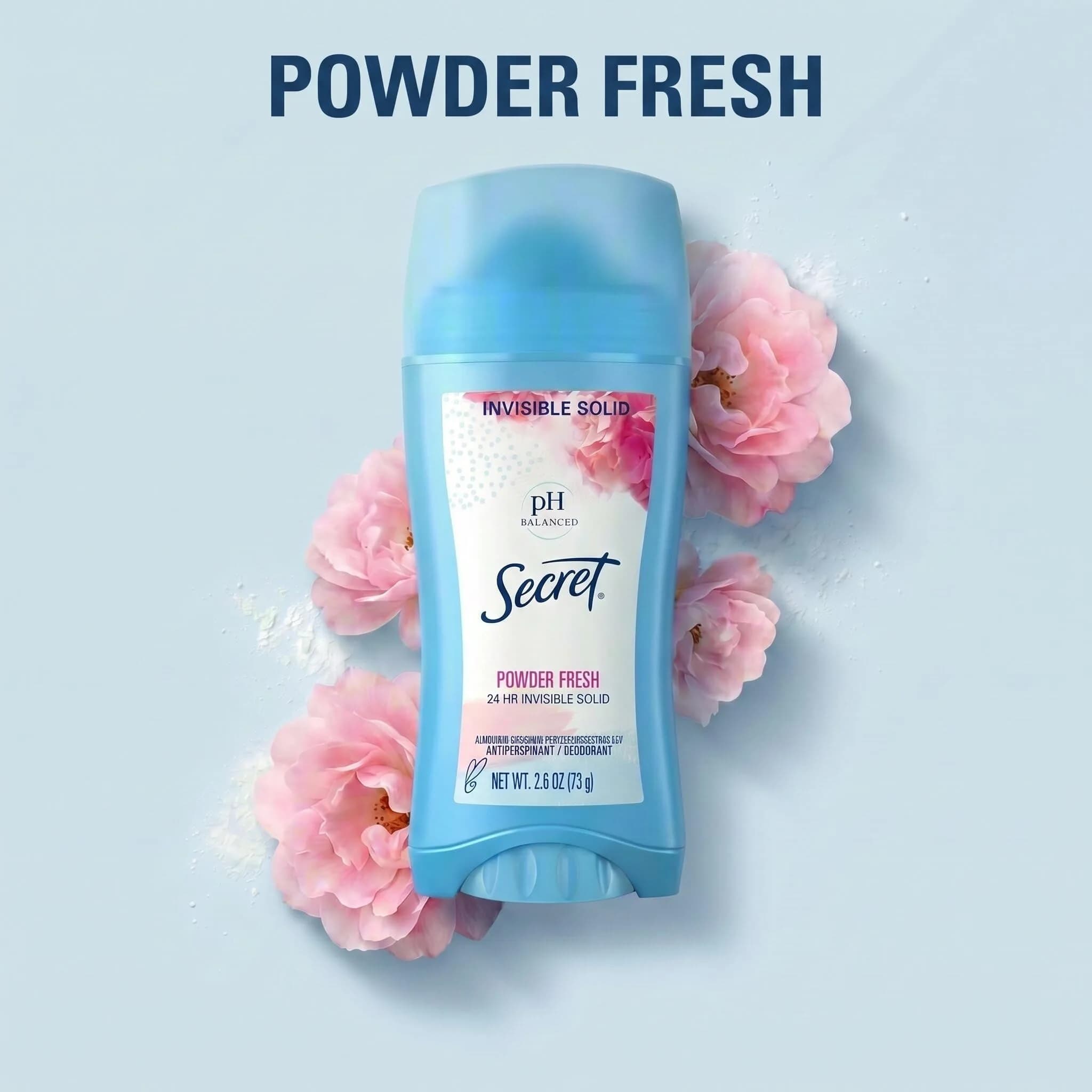 Secret Powder Fresh Invisible Solid Antiperspirant for Women 2.6 oz (73.7 g) | 24hr Sweat & Odor Protection - view 7