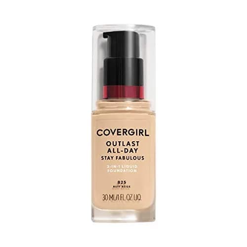 Covergirl Outlast All-Day Stay Fabulous 3-in-1 Foundation, Buff Beige, 30ml | Long-Lasting Matte Finish thumbnail 1