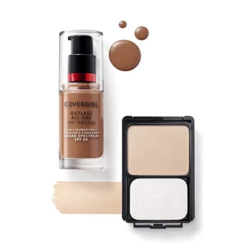 Covergirl Outlast All-Day Stay Fabulous 3-in-1 Foundation, Buff Beige, 30ml | Long-Lasting Matte Finish thumbnail 3