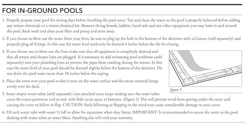 Robelle Heavy Duty Super Winter Pool Cover for Inground Pools 25 x 45 ft | Protects Against Snow and Ice thumbnail 3