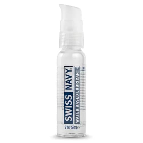 Swiss Navy Water-Based Lubricant - 2 oz | Gel with Slickness & Travel-Friendly Locking Pump thumbnail 1