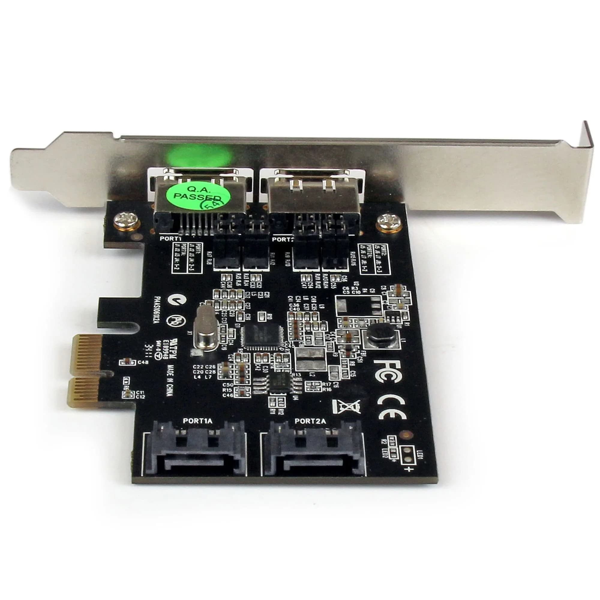 StarTech.com 2-Port PCI Express SATA 6Gbps eSATA Controller Card with Internal/External Connectivity - view 3