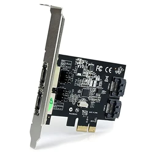 StarTech.com 2-Port PCI Express SATA 6Gbps eSATA Controller Card with Internal/External Connectivity thumbnail 2