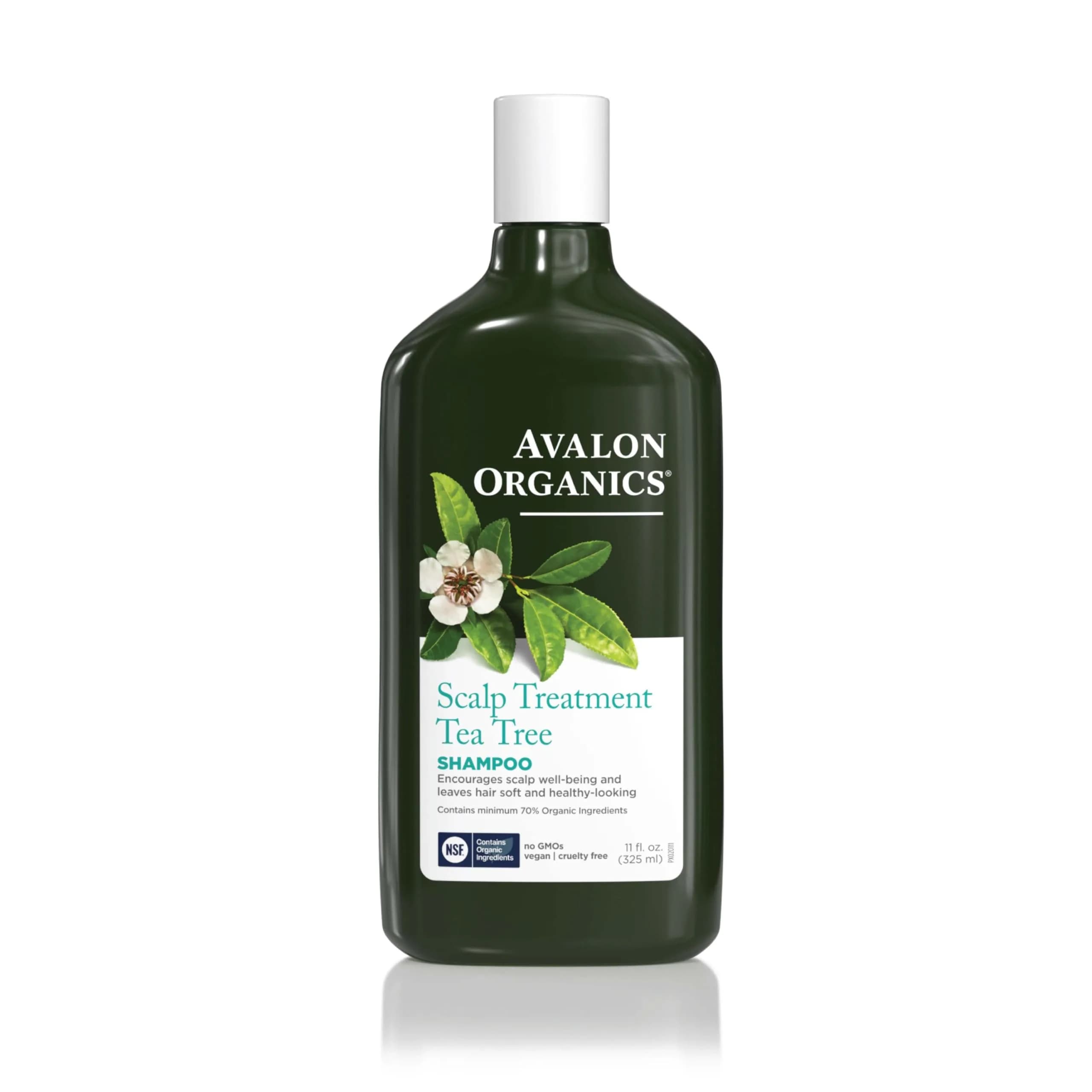 Avalon Organics Tea Tree Shampoo 11 Fl Oz | Scalp Well-Being & Hair Softness — Scalp Treatment Tea Tree