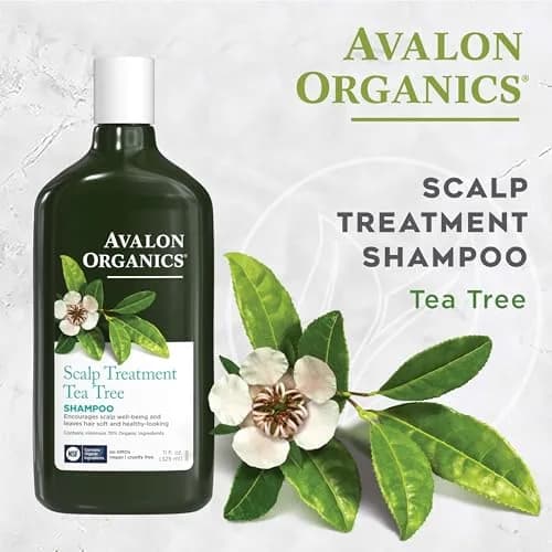 Avalon Organics Tea Tree Shampoo 11 Fl Oz | Scalp Well-Being & Hair Softness thumbnail 5