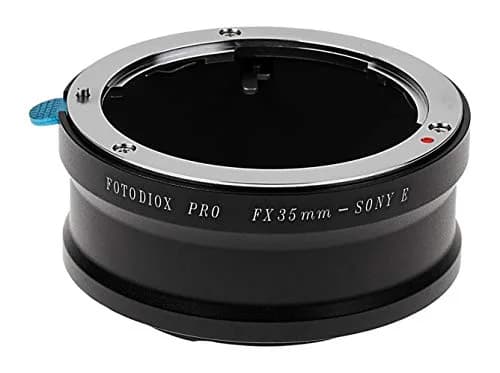Fotodiox PRO Lens Mount Adapter, 35mm Fuji Fujica X-Mount Lenses to Sony E-Mount NEX Camera, Black, (FX35-SnyE-Pro) thumbnail 1
