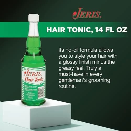 Clubman Jeris Hair Tonic Professional Size 414ml (14 Fl Oz) | Classic Men's Grooming Treatment for Shine and Scalp Health thumbnail 3