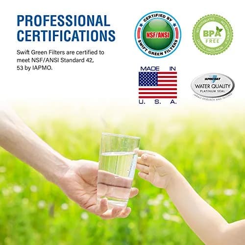 Swift Green Filters Replacement Water Filter for LG LT700-P 46-9690 ADQ36006102 ADQ36006101 EFF-6032A PH21410 | NSF Certified, BPA-Free, USA Made thumbnail 8