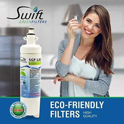 Swift Green Filters Replacement Water Filter for LG LT700-P 46-9690 ADQ36006102 ADQ36006101 EFF-6032A PH21410 | NSF Certified, BPA-Free, USA Made thumbnail 2
