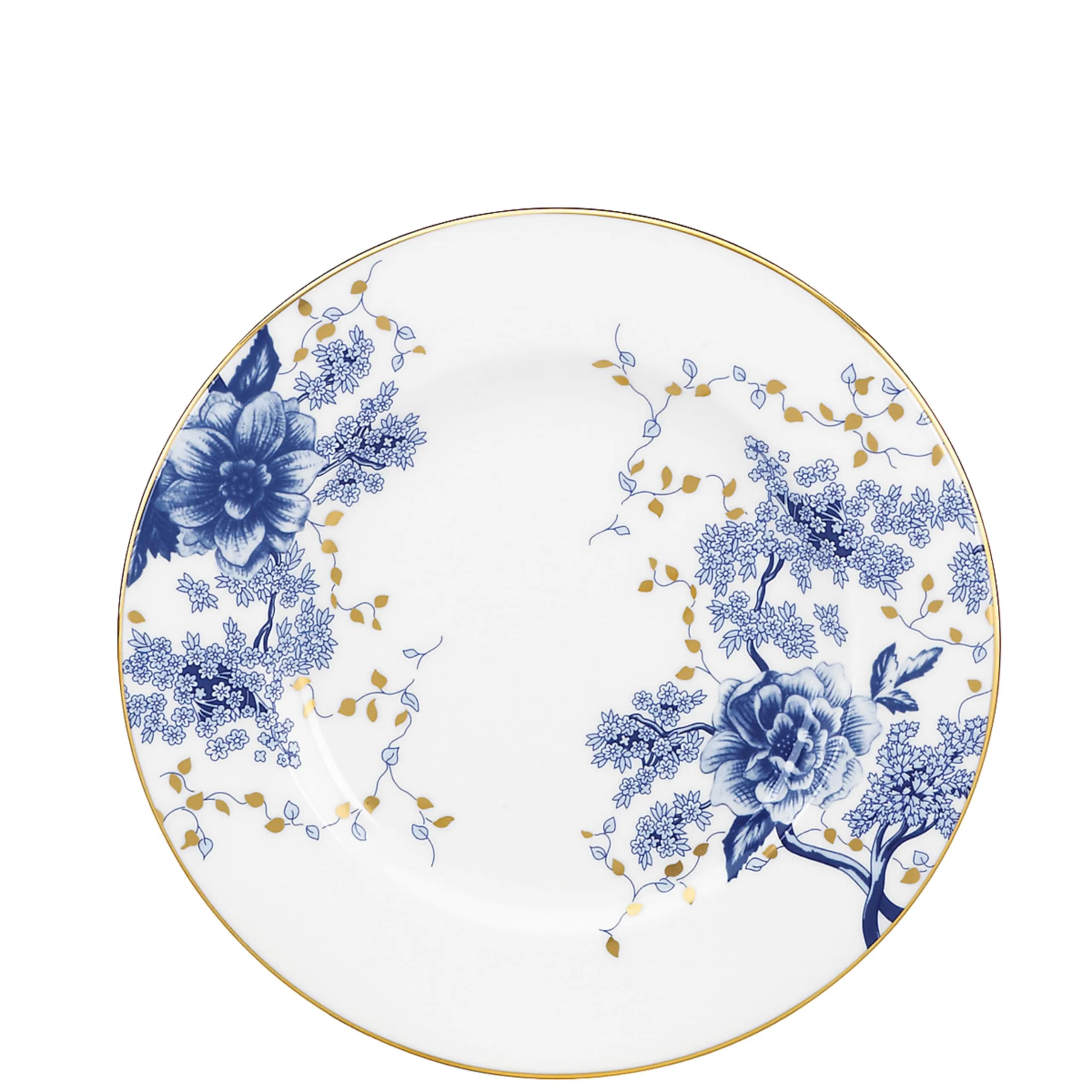 Lenox Garden Grove Salad Plate | 8 Inch Bone China with Gold Trim, Elegant Floral Design