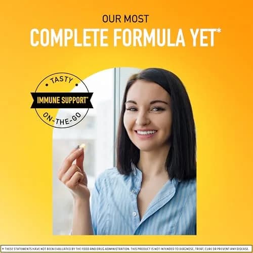 Airborne Citrus Chewable Tablets 116ct | Immune Support with 1000mg Vitamin C & Herbal Blend thumbnail 6