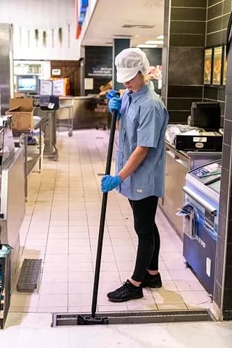 Vikan Polyester Bristle Hand-Held Tank Brush, 8" | Effective for Industrial Tanks & Drains thumbnail 2