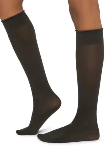 Wolford Velvet De Luxe 50 Knee-highs | Compression Stockings for Women, Black, S thumbnail 1