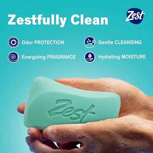 Zest Aqua Bar Soap 113g (4 oz) | Classic Scent, Moisturizing Lather thumbnail 4
