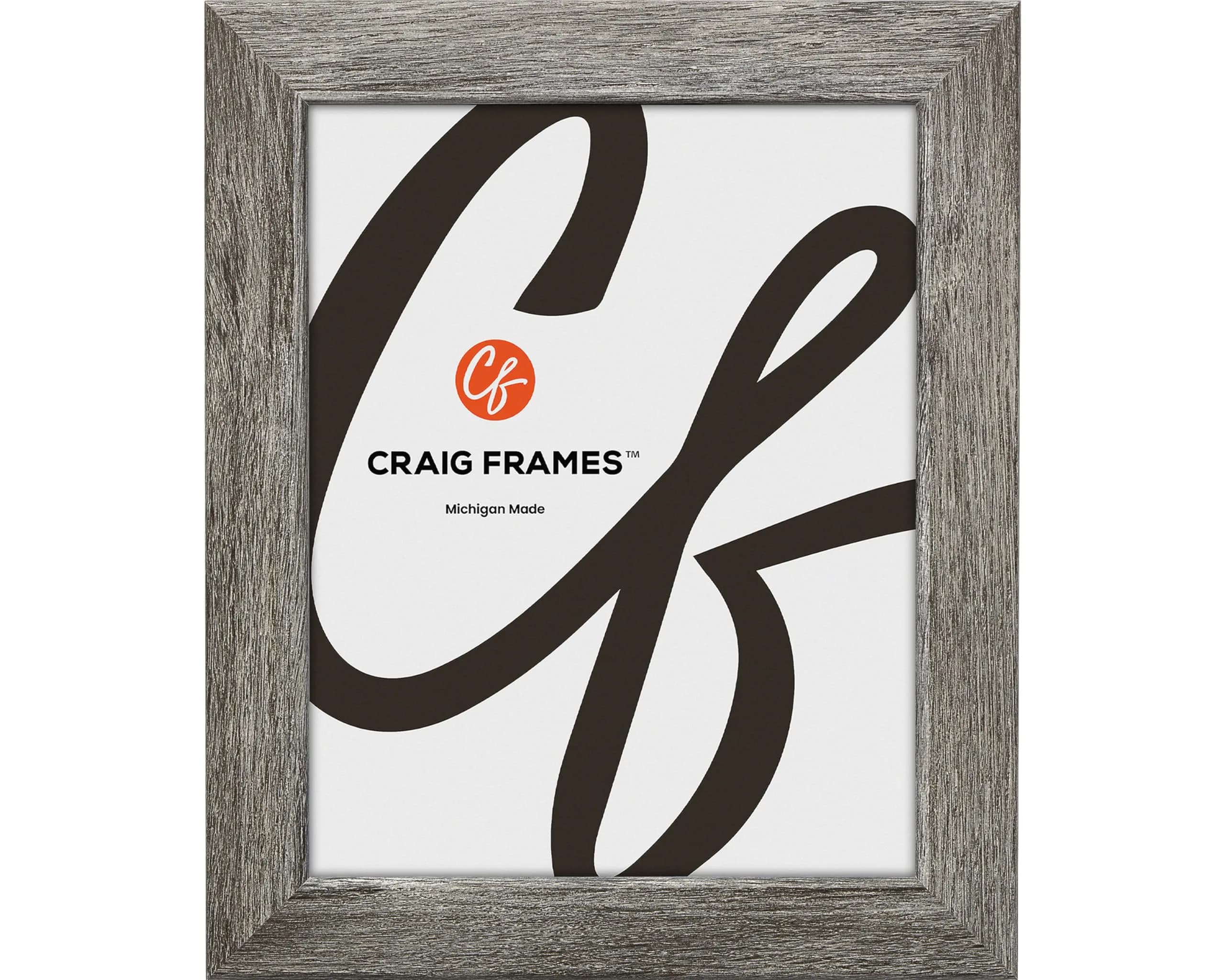 Craig Frames 11x14 inch White Faux Barnwood Picture Frame | Modern Style, Glass Front, Wall Mount — Gray Barnwood / 10 x 13