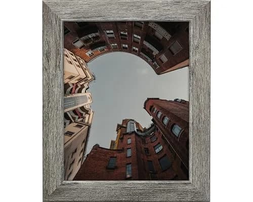 Craig Frames 10x13 Gray Barnwood Picture Frame 25.4cm x 33cm | Rustic Wall & Tabletop Decor thumbnail 4