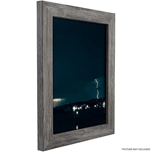 Craig Frames 10x13 Gray Barnwood Picture Frame 25.4cm x 33cm | Rustic Wall & Tabletop Decor thumbnail 5