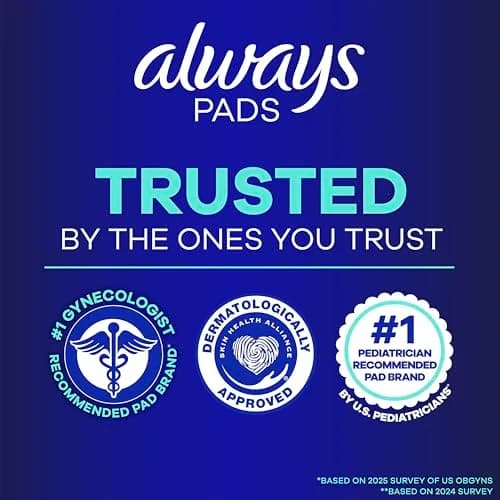 Always Maxi Overnight Feminine Pads with Wings, Size 5, Extra Heavy Absorbency, Unscented, 27 Count | Reliable Overnight Protection That Actually Works thumbnail 5