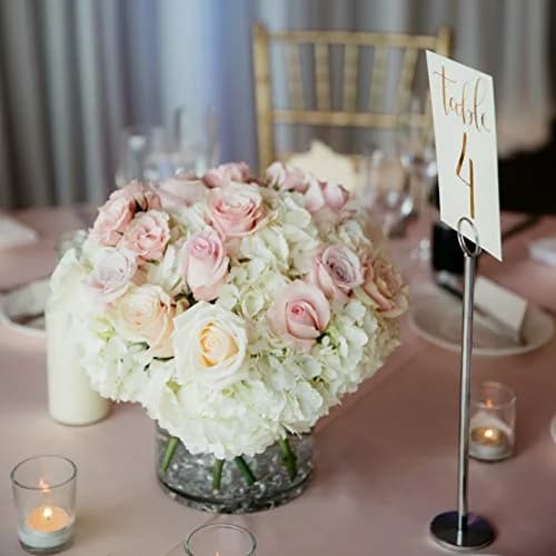 WGVI 7" Cylinder Vase | Clear Wide Large Diameter Glassware for Home Accent Decor thumbnail 7