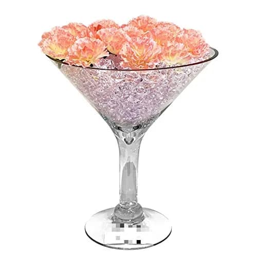 WGVI WGV Martini Glass Vase, Open 9" | Elegant Handblown Glass Centerpiece thumbnail 4