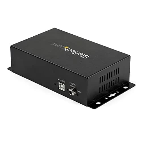 StarTech.com 8-Port USB to Serial RS232 Hub, Industrial, TAA (ICUSB2328I) | Rugged Metal Enclosure, COM Port Retention, Plug & Play thumbnail 2