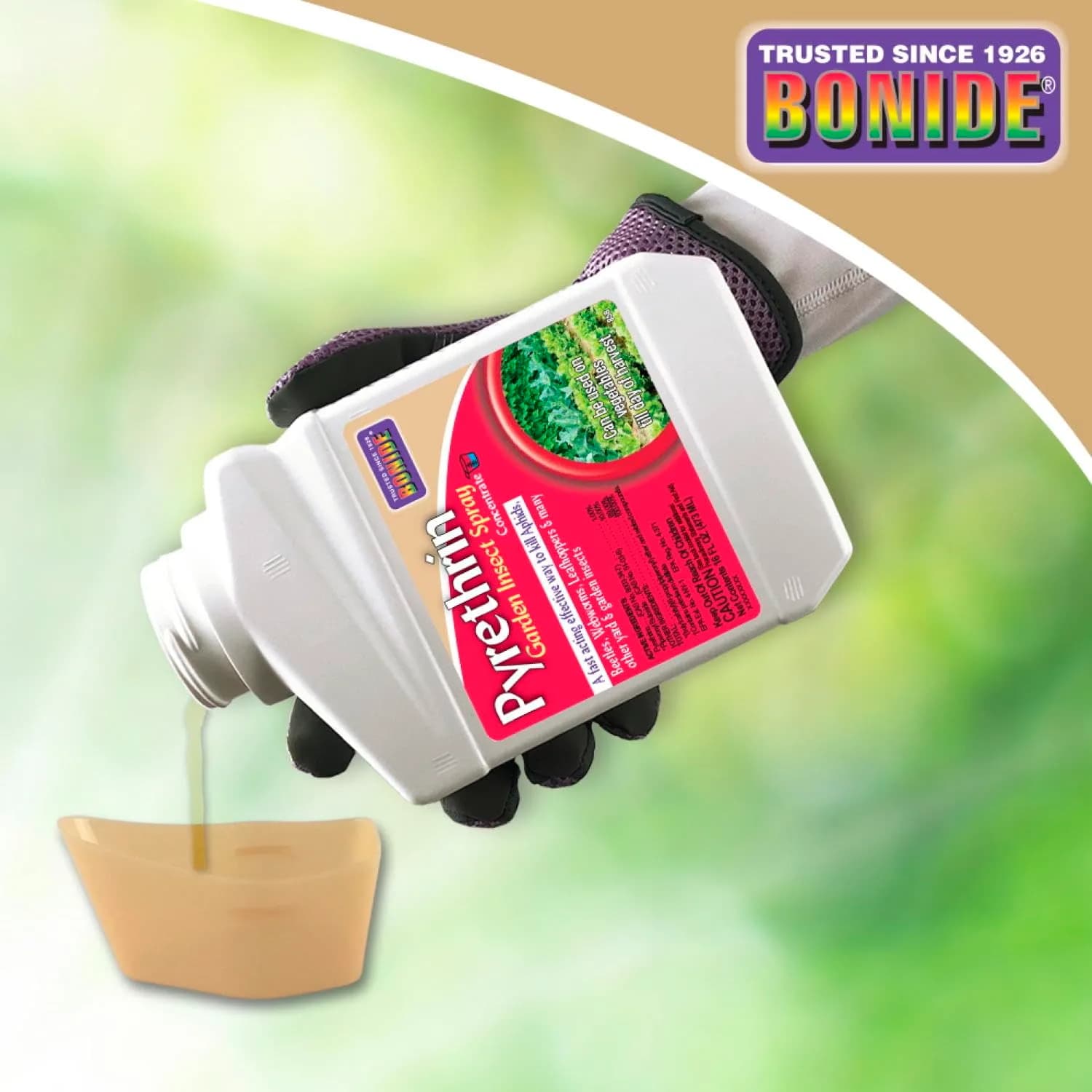 Bonide Pyrethrin Garden Insect Spray Concentrate 16 oz (473 ml) | Kills Aphids, Beetles, Webworms & More - view 8
