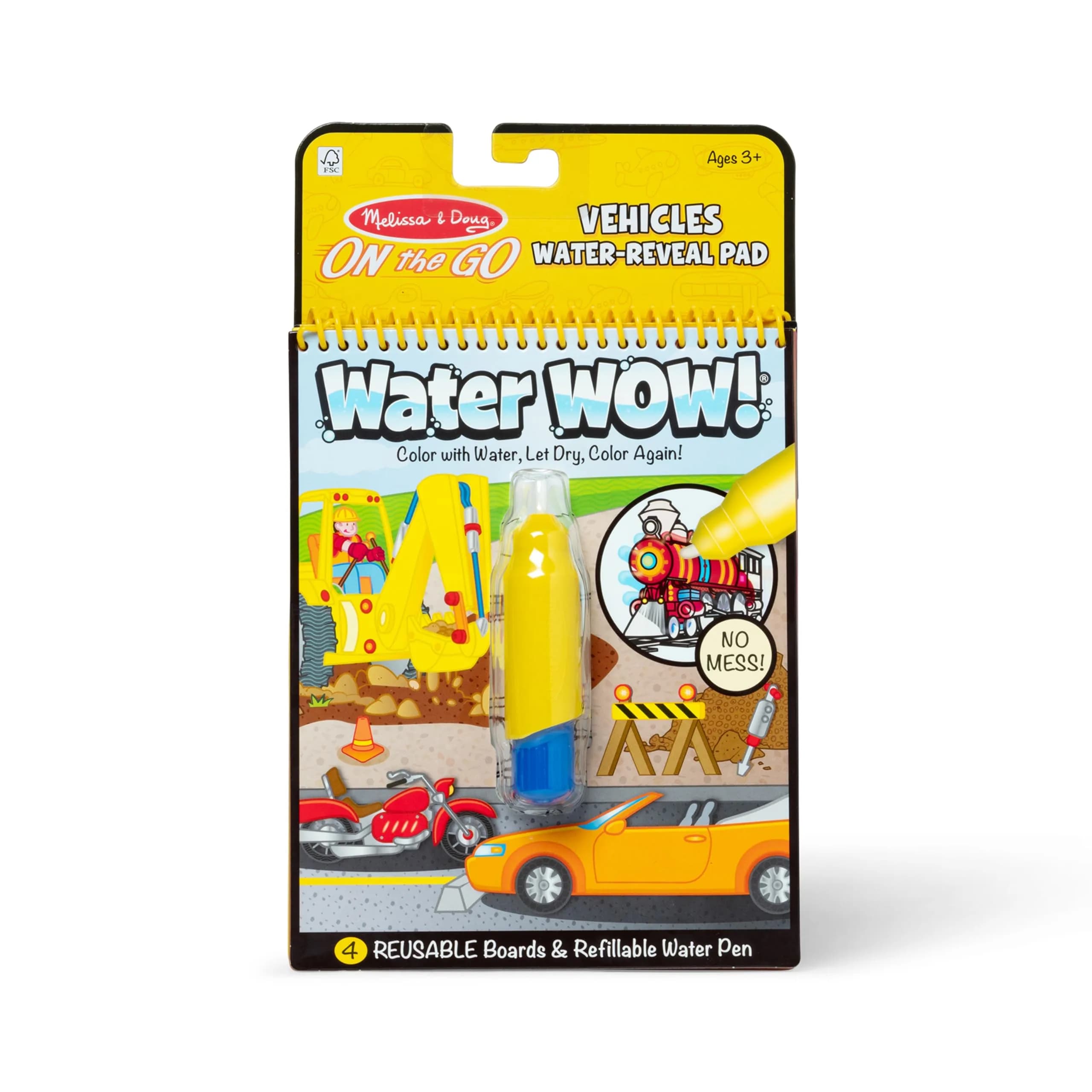 Melissa & Doug On The Go Water Wow! Sports Activity Pad, Reusable Coloring Book with Water Pen | USA Import - main product image