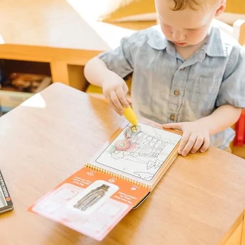 Melissa & Doug On The Go Water Wow! Mess Free Coloring Book Vehicles 25.4cm (10in) | FSC Certified Activity Pad thumbnail 7