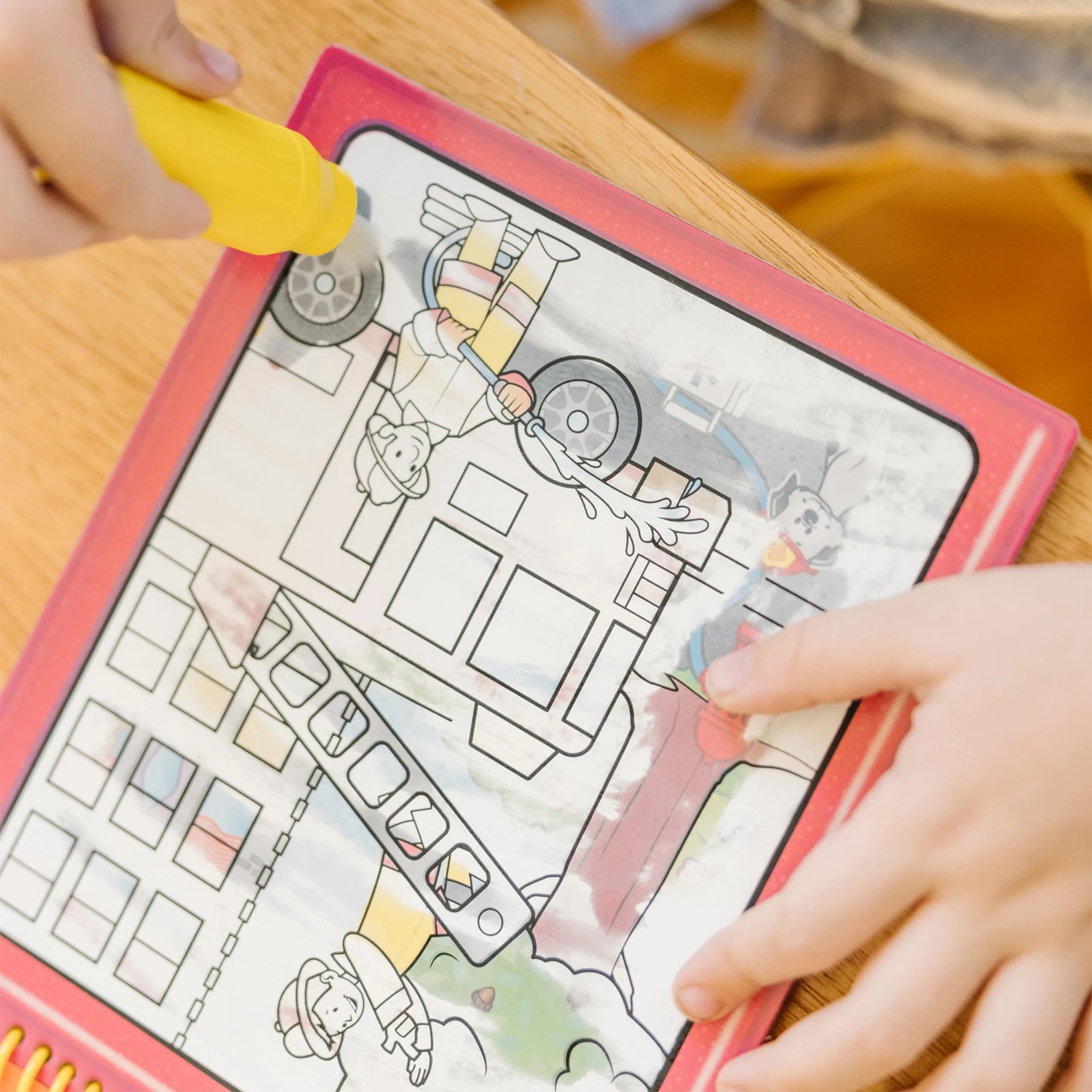 Melissa & Doug On The Go Water Wow! Mess Free Coloring Book Vehicles 25.4cm (10in) | FSC Certified Activity Pad - view 8