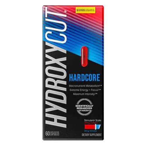 Hydroxycut Hardcore Thermogenic Supplement 60 Count | Metabolism Support with 265mg Caffeine thumbnail 1