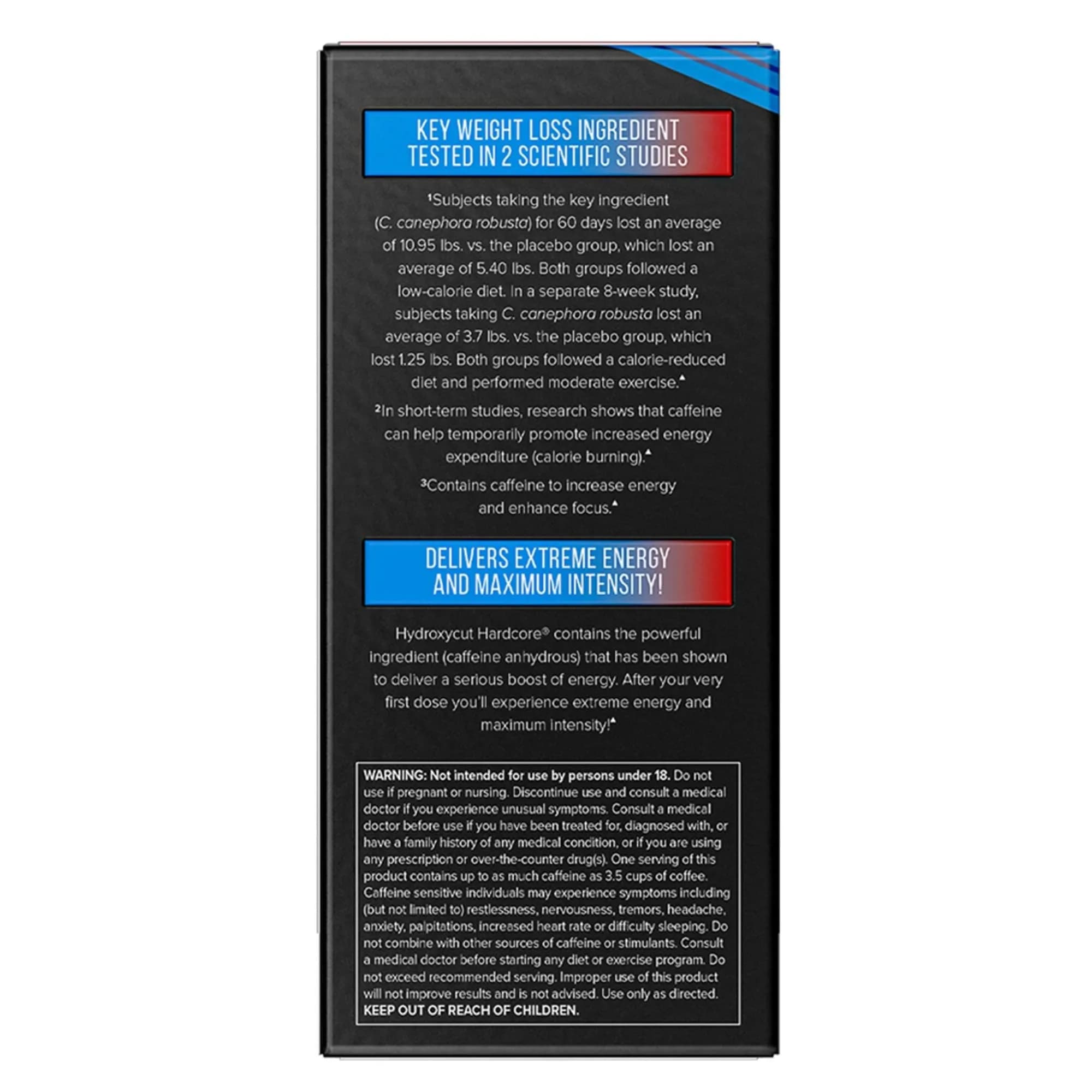 Hydroxycut Hardcore Thermogenic Supplement 60 Count | Metabolism Support with 265mg Caffeine - view 7