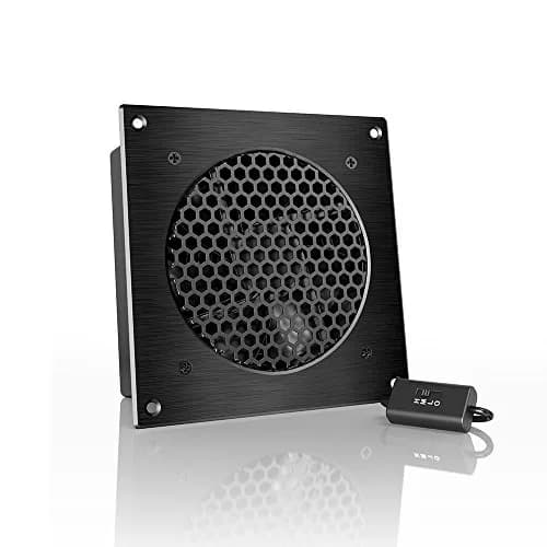 AC Infinity AIRPLATE S3 6-Inch Quiet Cabinet Cooling Fan w/ Speed Controller thumbnail 1