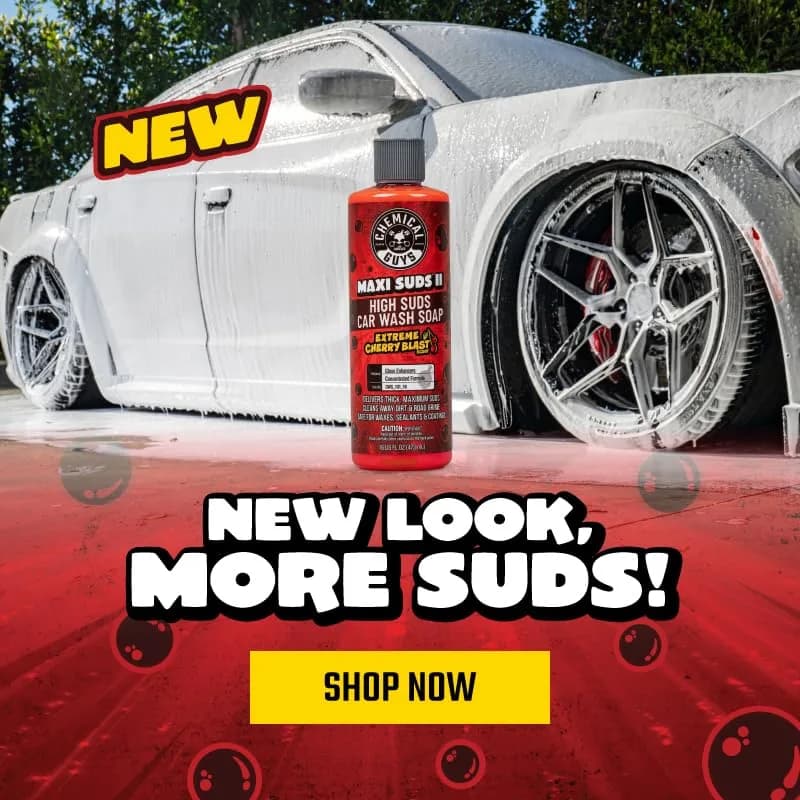 Chemical Guys Maxi Suds II Foaming Car Wash Soap Cherry Scent 473ml (16 fl oz) | pH-Balanced, Wax-Safe Formula thumbnail 8