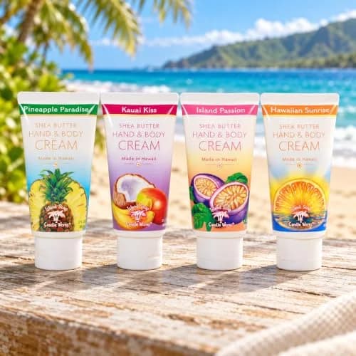 Island Soap & Candle Works Hawaiian Sunrise Body Cream 3 Oz | Refreshing Citrus & Shea Butter thumbnail 6