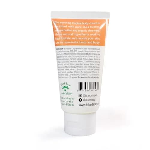 Island Soap & Candle Works Hawaiian Sunrise Body Cream 3 Oz | Refreshing Citrus & Shea Butter thumbnail 2
