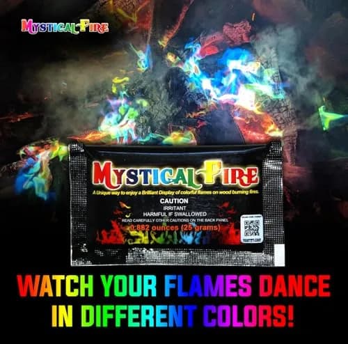 Mystical Fire Color Changing Packets – 24 Pack | Vibrant Flames for Outdoor Fire Pits & Campfires thumbnail 4