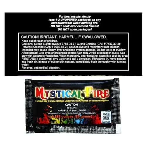Mystical Fire Color Changing Packets – 24 Pack | Vibrant Flames for Outdoor Fire Pits & Campfires thumbnail 3