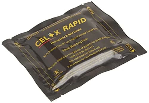 Celox RAPID Z-Folded Gauze 7.6cm x 1.5M (1 Count) | Stops Severe Bleeding in 60 Seconds thumbnail 3