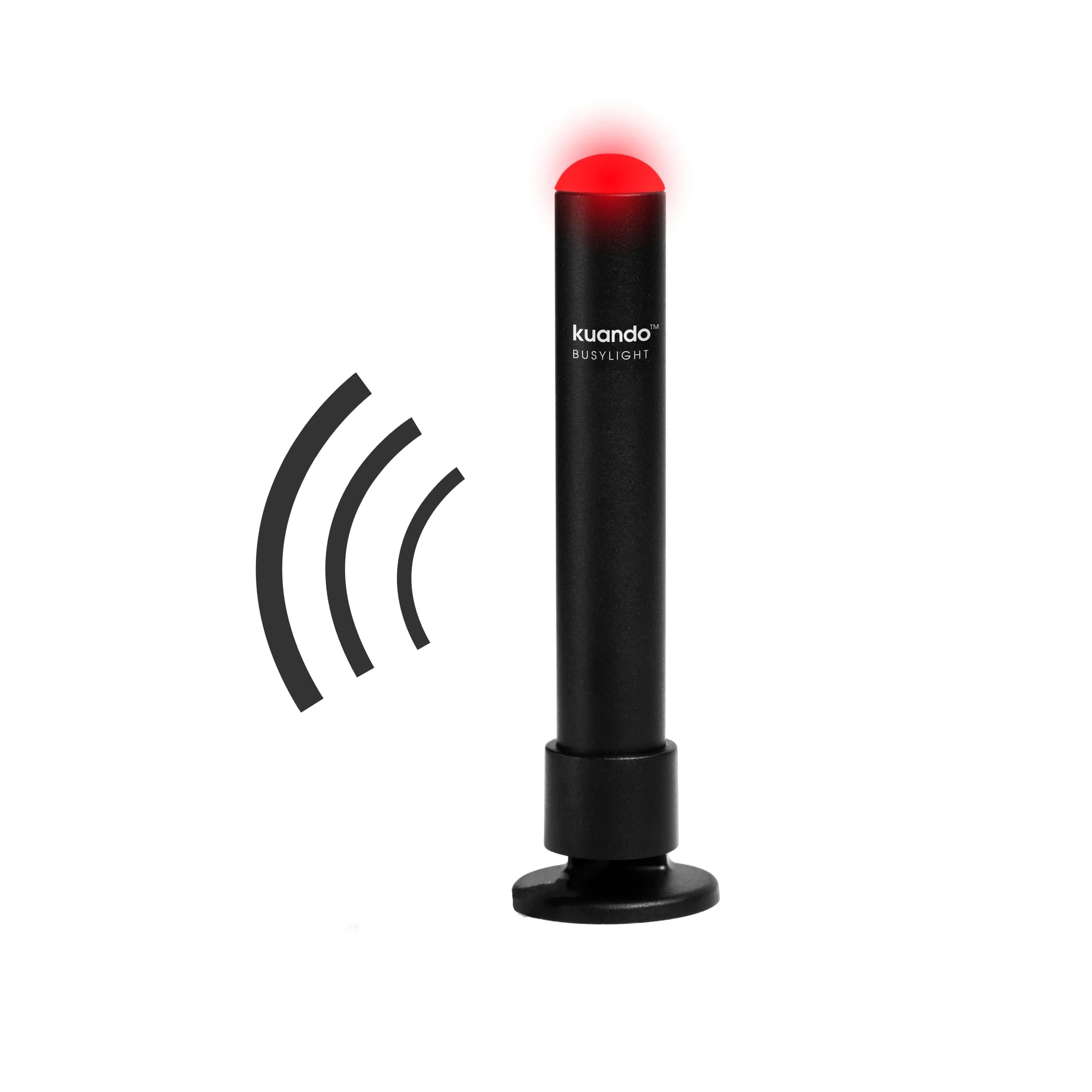 Kuando Busylight UC Alpha Presence Light & Ringer 12.7cm (5") | Free Software for Teams, Zoom, Skype — Black